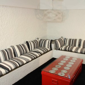 Airbnb, Basement Apartment, Porto, Portugal, Seating area